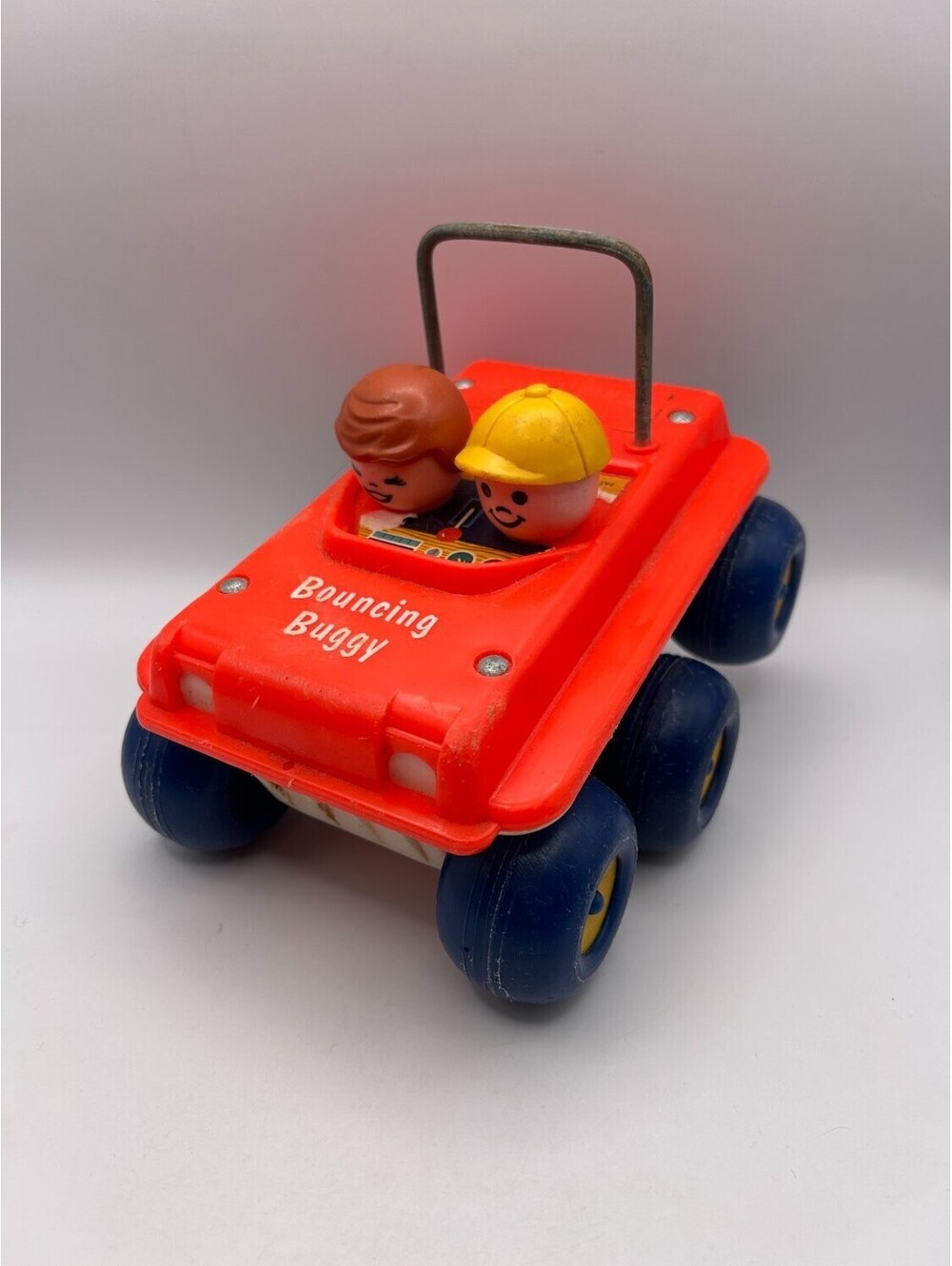 Vintage Fisher Price 1973 Bouncing Buggy #122 6-Wheel ATV Little People Toy